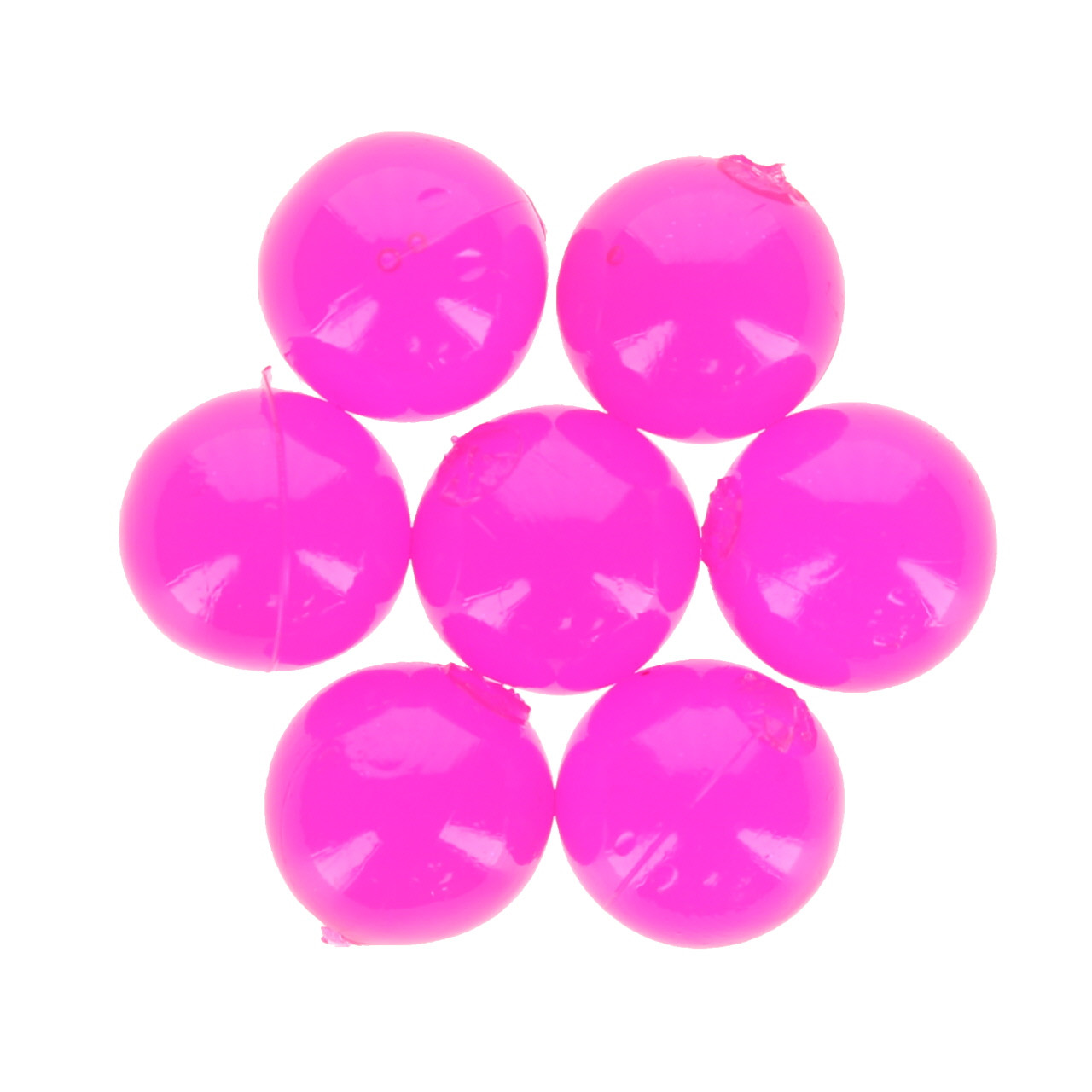 Elevated Tackle Soft Beads color Cerise - Transparent