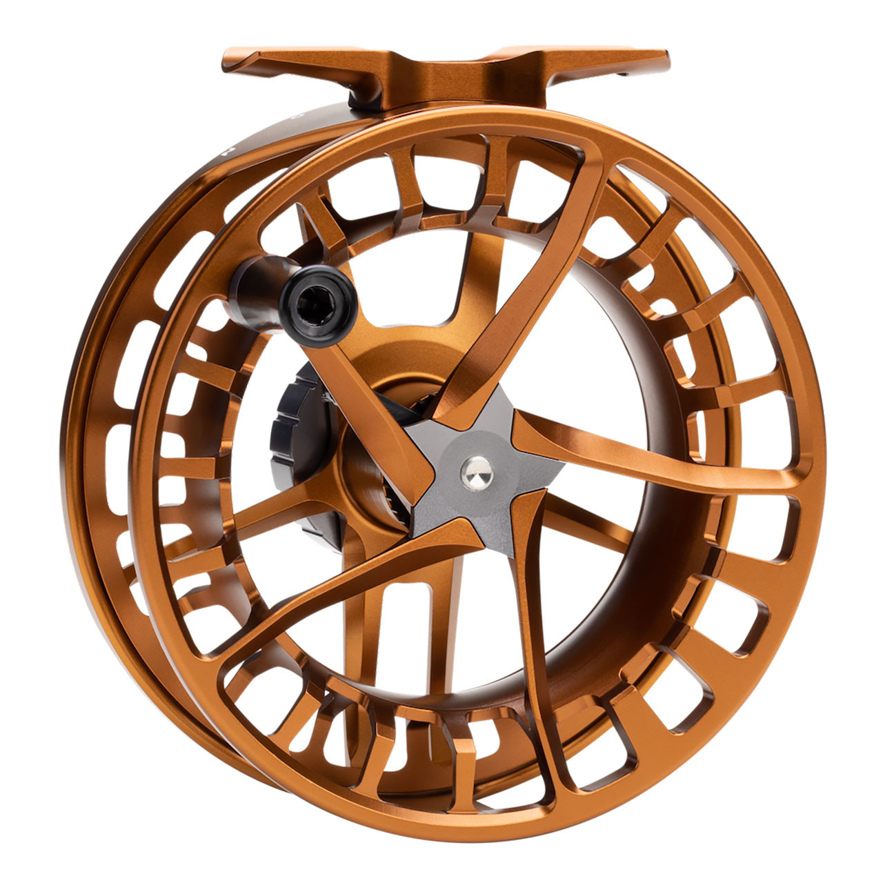 Lamson Litespeed F Fly Reel color Whiskey back view