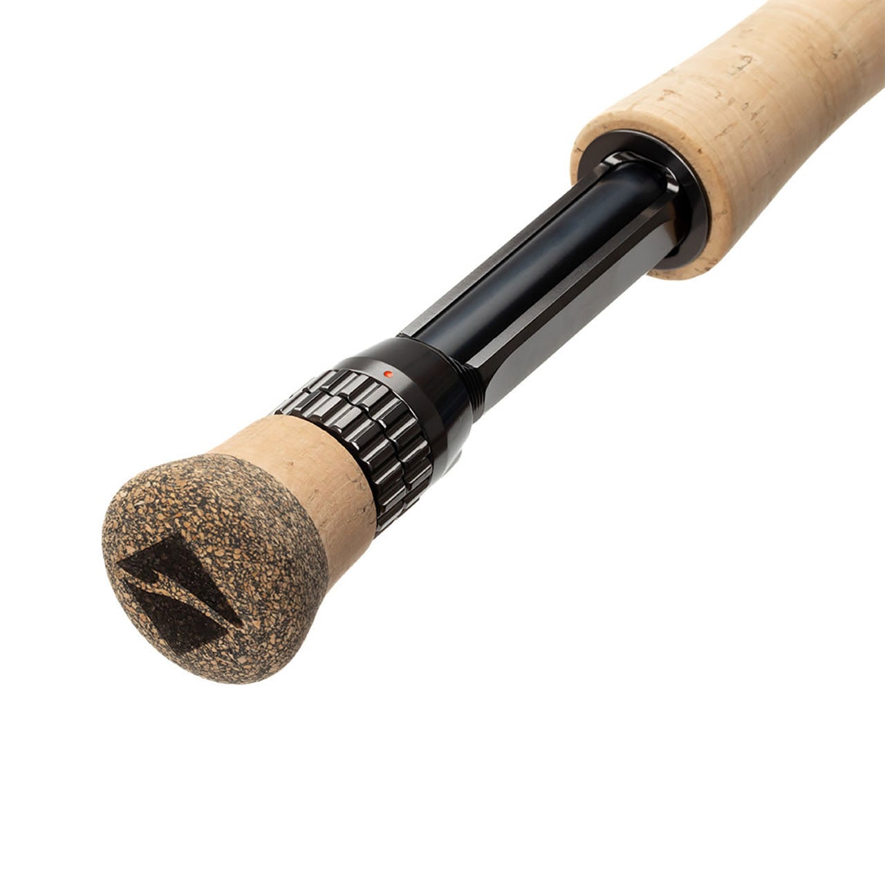 Lamson Velocity Fly Rod model V8WTROD handle type B close up of reel seat