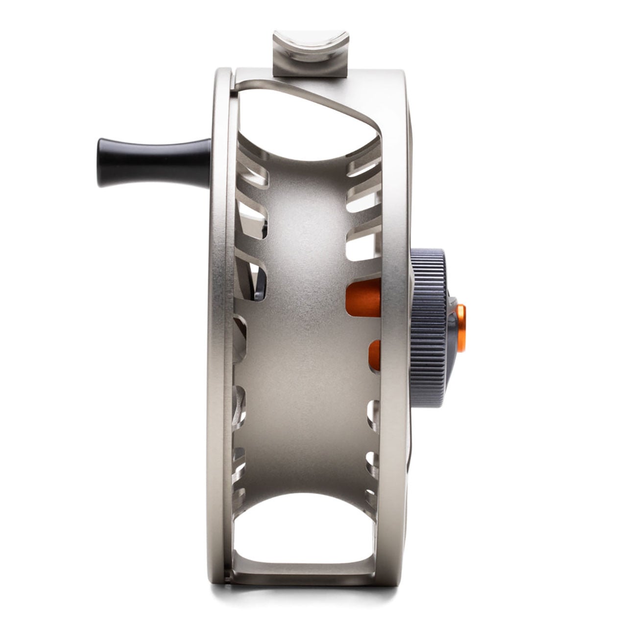 Lamson Speedster S-Series Fly Reel color Ember side view