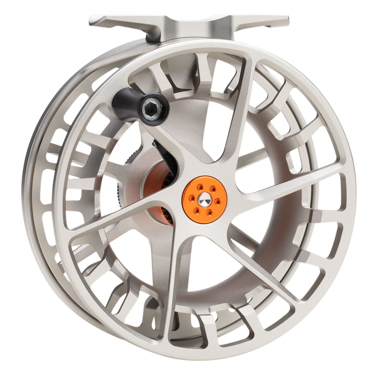 Lamson Speedster S-Series Fly Reel color Ember back view