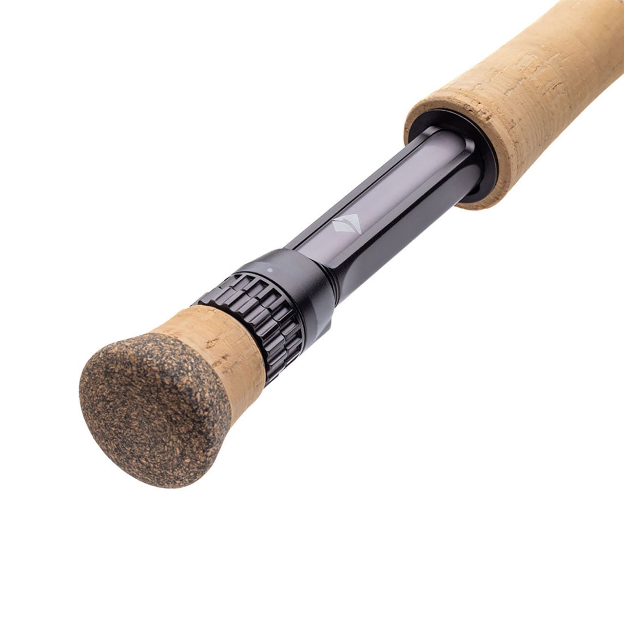 Lamson Guru Fly Rod model G8WTROD handle type B close up of reel seat