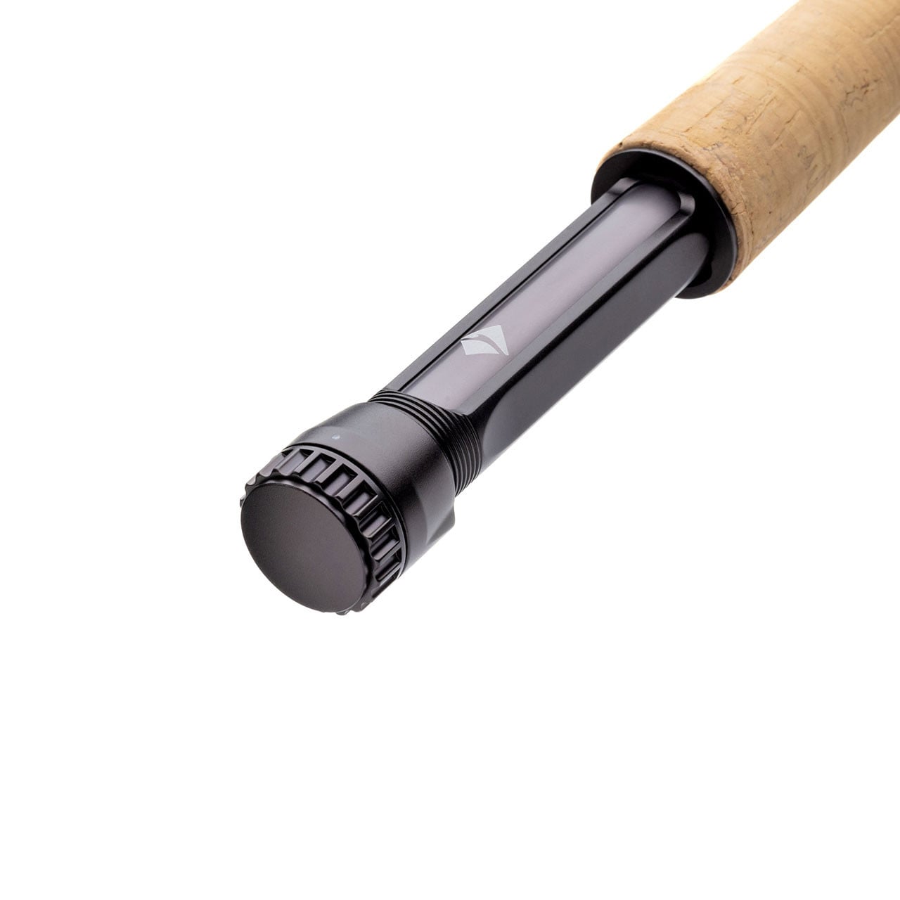 Lamson Guru Fly Rod model G5WTROD handle type A close up of reel seat
