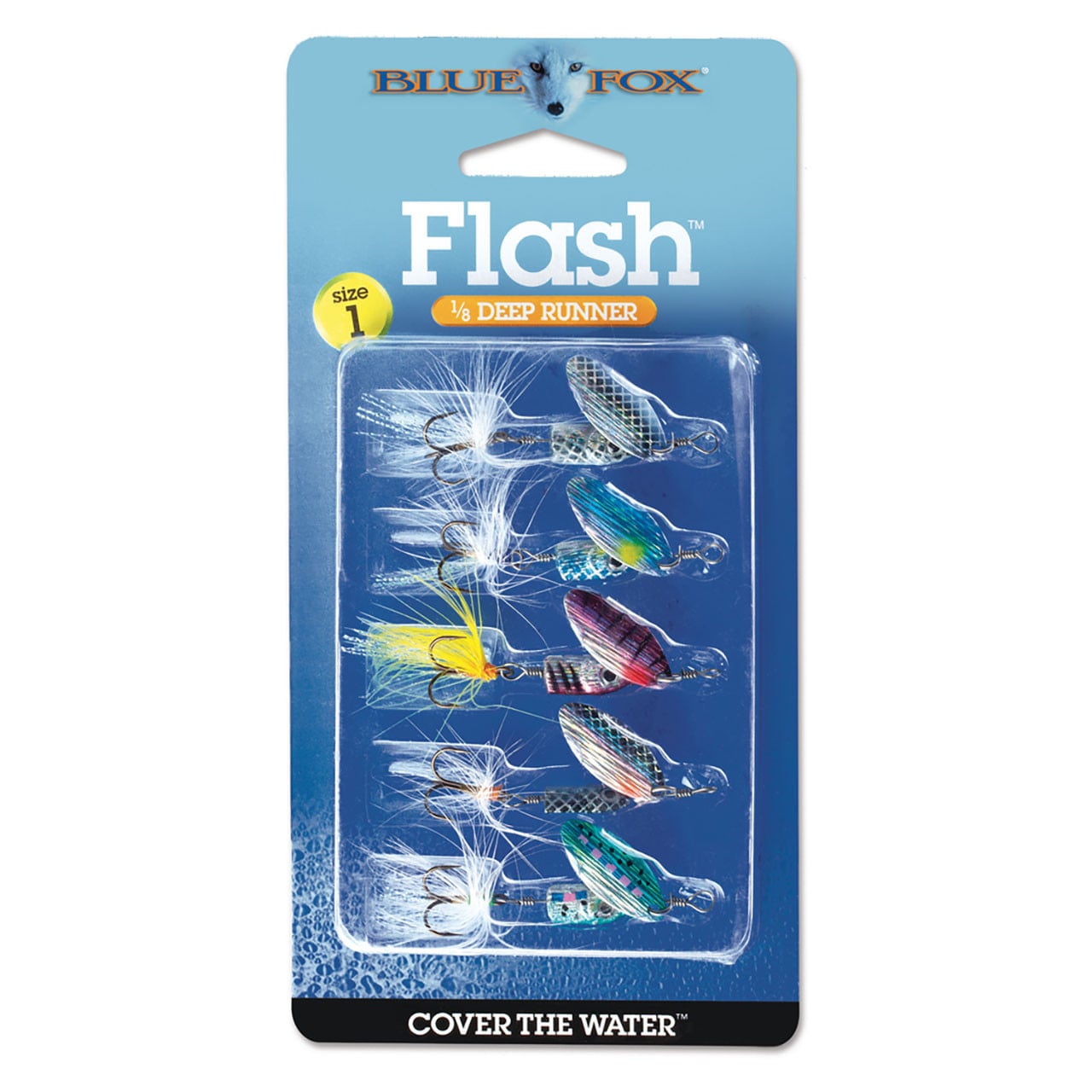 Blue Fox Flash Spinner Kit size 1/8 oz.