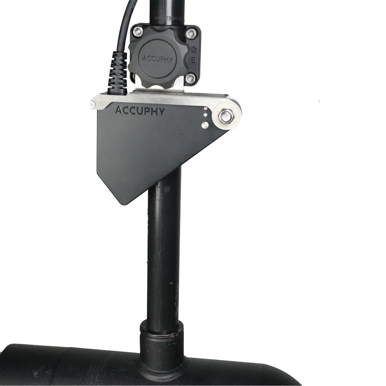 Accuphy PingLive Mini Live Sonar Transducer mounted, pole not included
