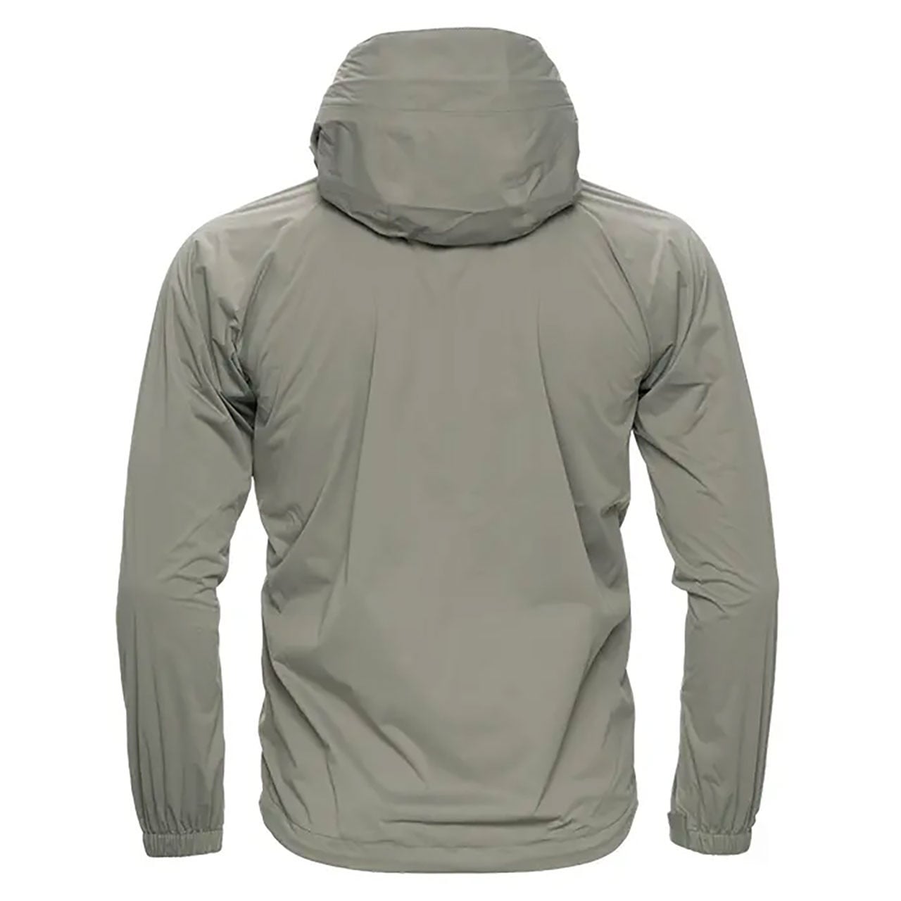 Whitewater Minimalist Packable Rain Jacket color Steel Grey back view