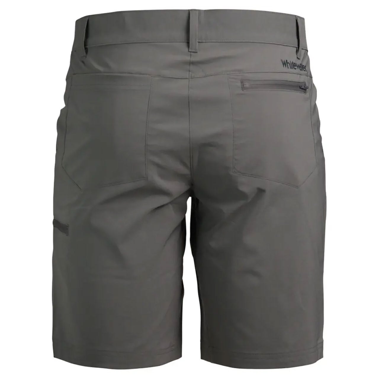 Whitewater Rapids Fishing Shorts color Shade back view