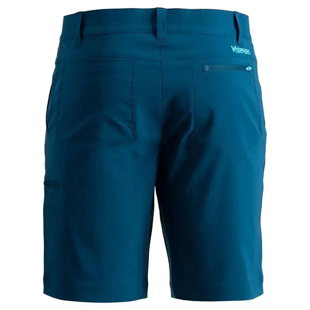 Whitewater Rapids Fishing Shorts color Marine Blue back view