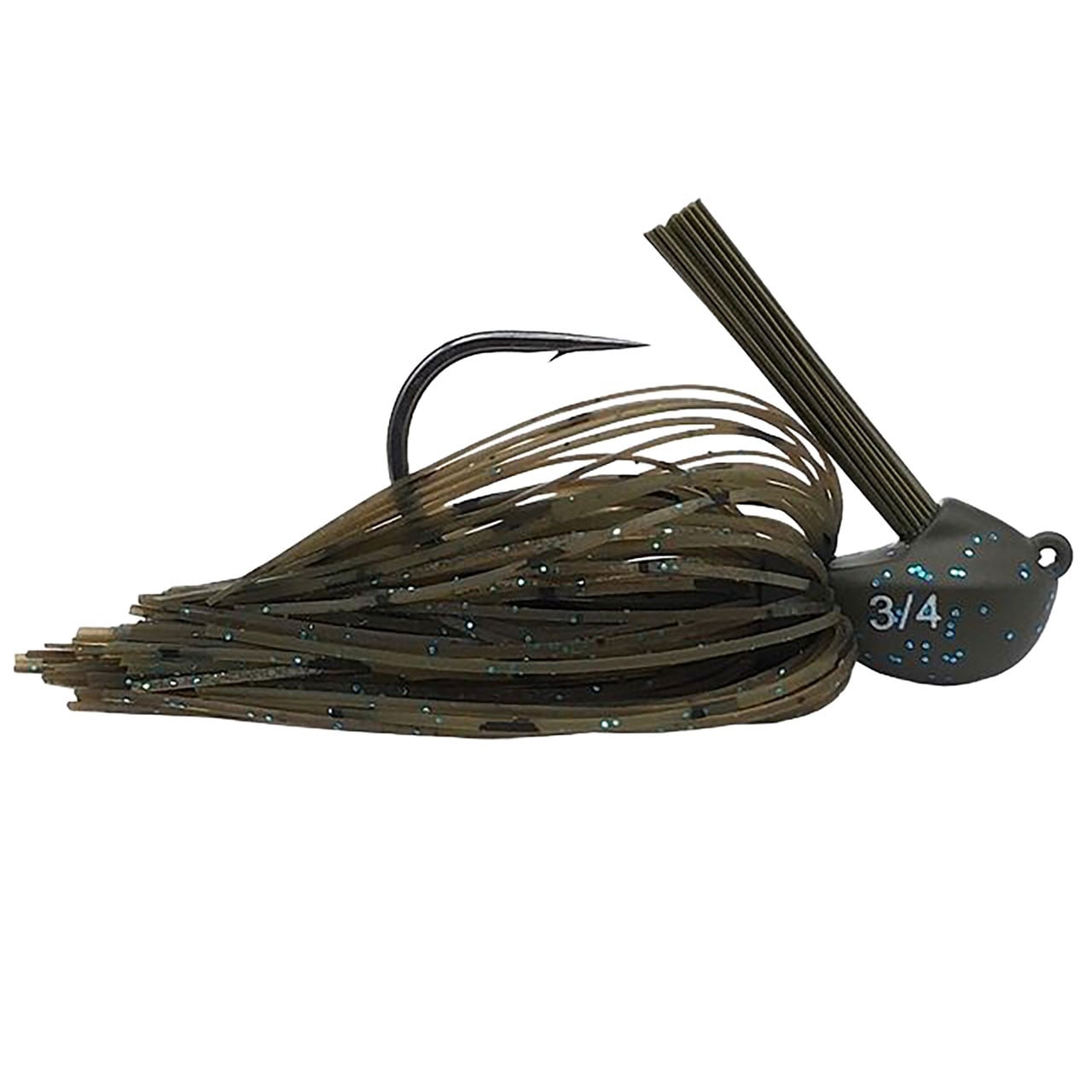 Beast Coast Hand-Tied Tungsten Lil' Magnum Compact Jig color GP Blue