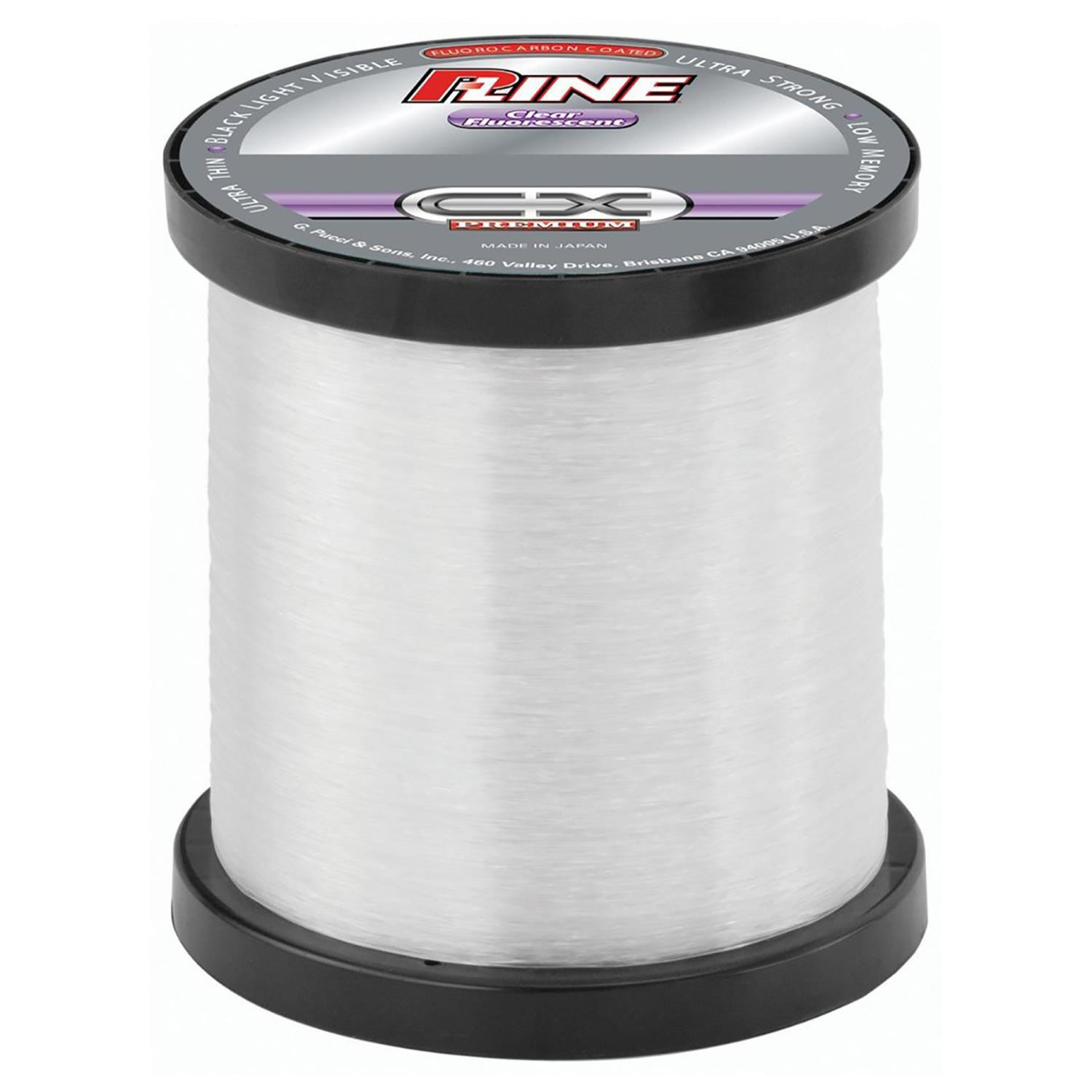 P-Line CX Premium Fluorocarbon Coated Line in Clear Fluorescent