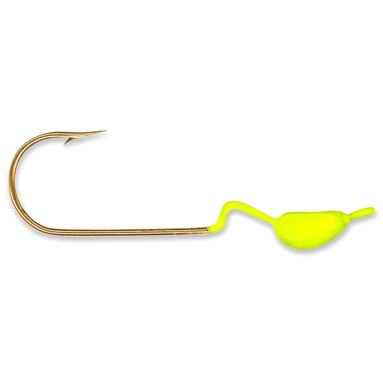Charlie Brewer's Weedless Crappie Slider Heads color Chartreuse