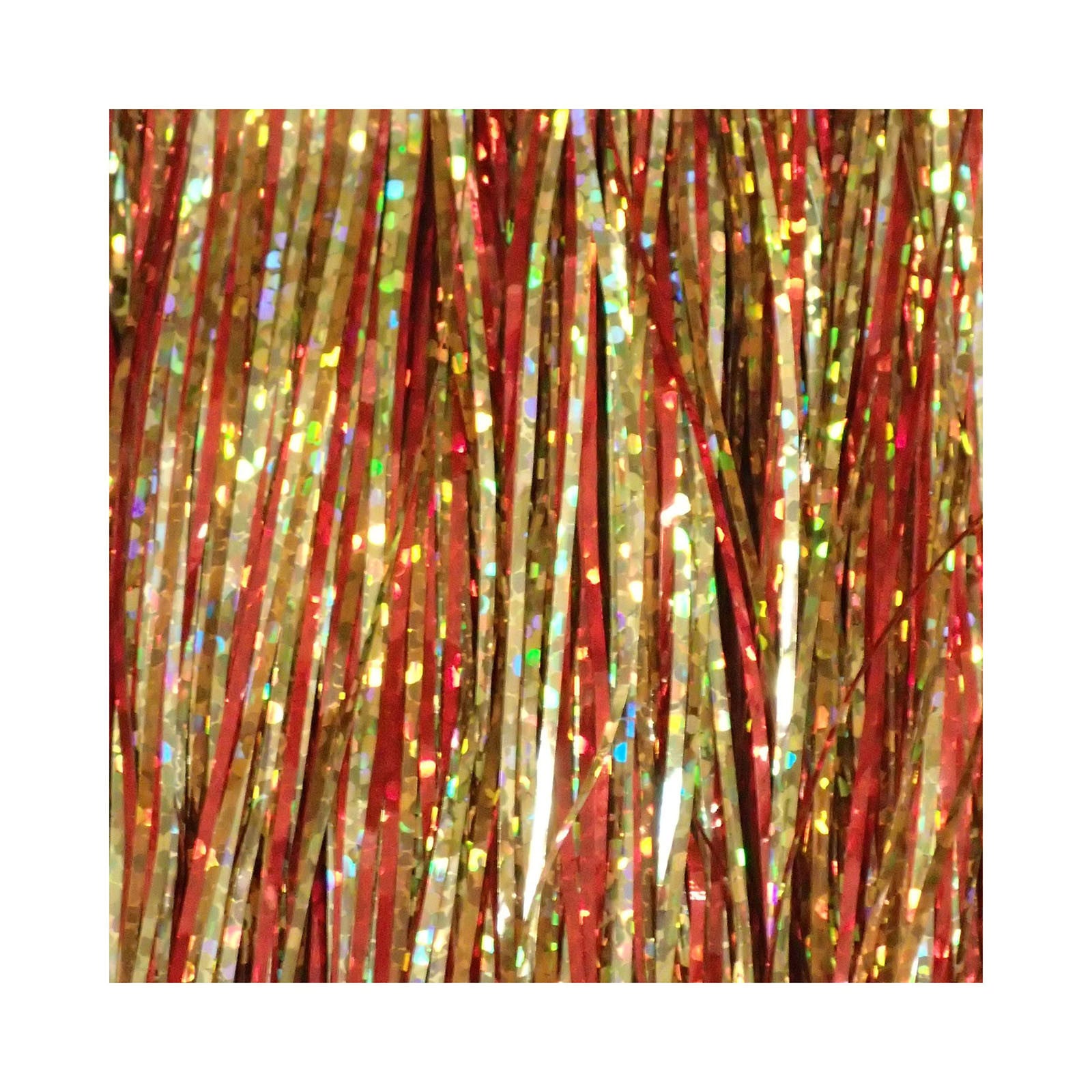 Hareline Dubbin Holographic Magnum Flashabou color Holographic Sunrise