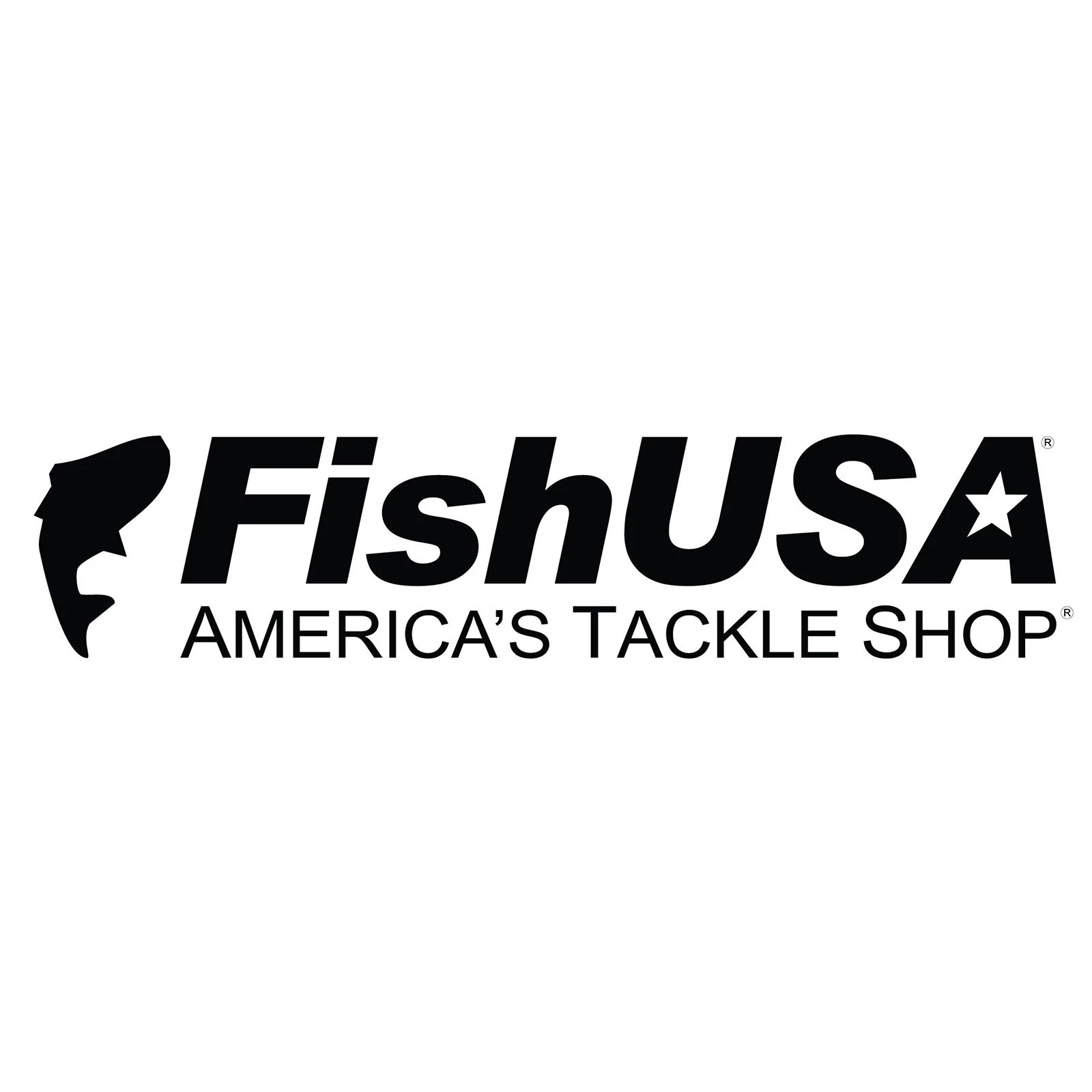 FishUSA Die Cut Decals color Black