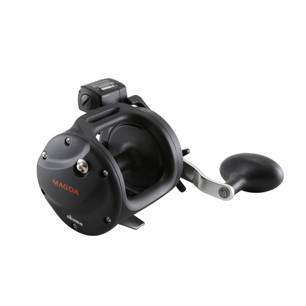 Okuma Magda Pro DXT Line Counter Reel 1/4 Turn Rear View