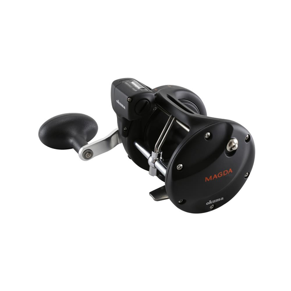 Okuma Magda Pro DXT Line Counter Reel 1/4 Turn Side View
