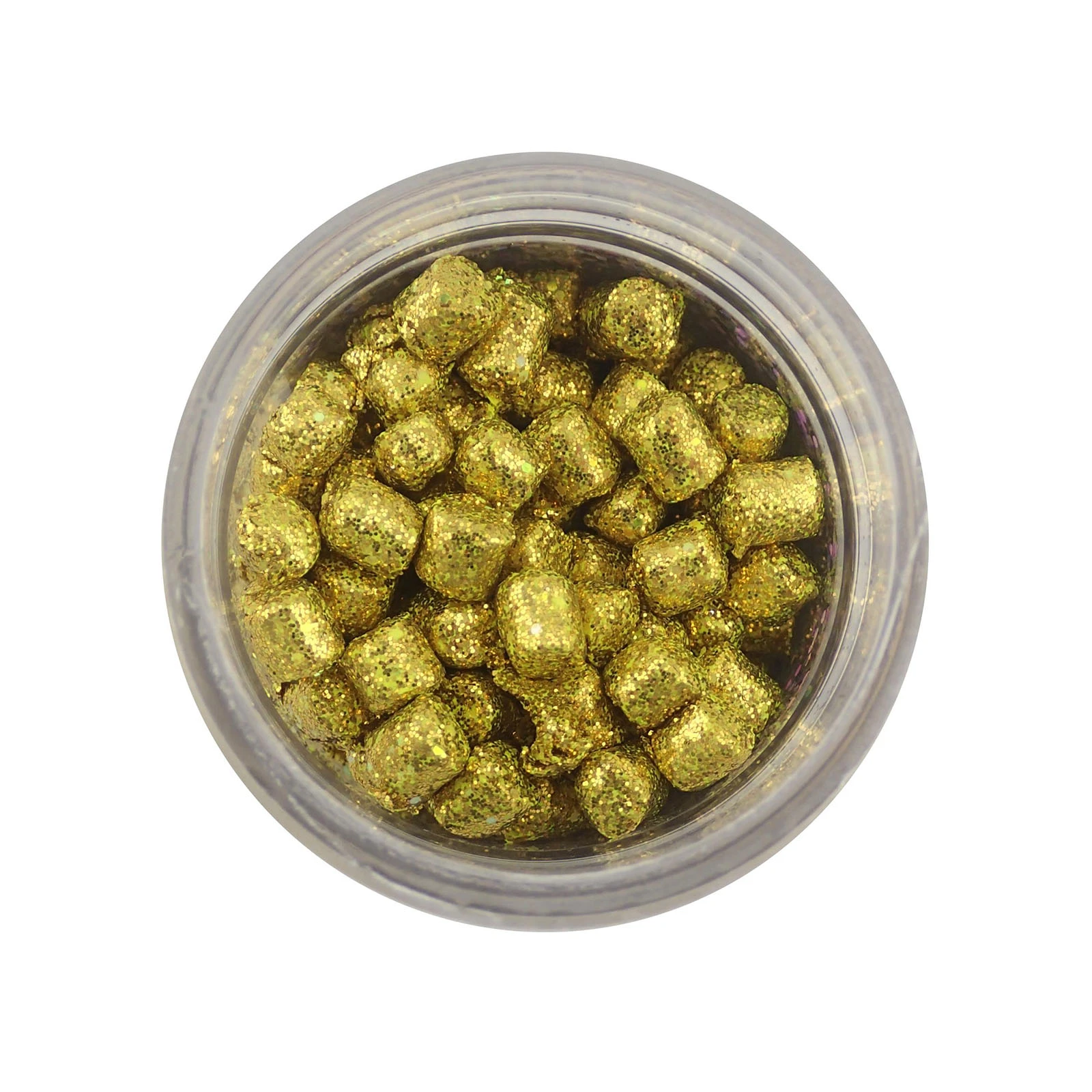 Berkley PowerBait Sparkle Crappie Nibbles color Gold Rush