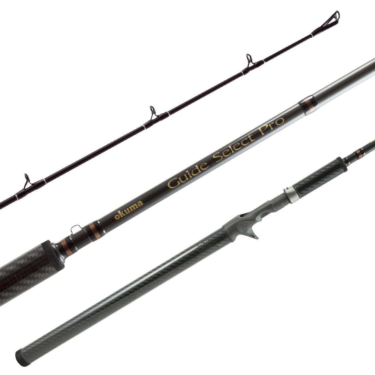 Okuma Guide Select Pro Casting Rod guides, blank and handle