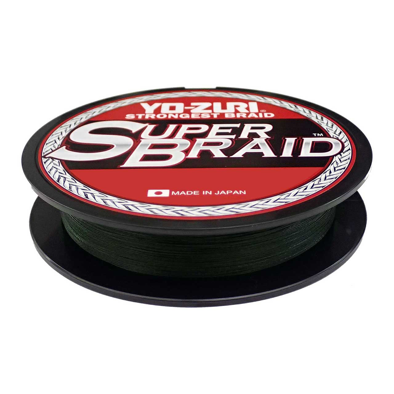 Yo-Zuri Superbraid 150 and 300 yd spool in color Dark Green