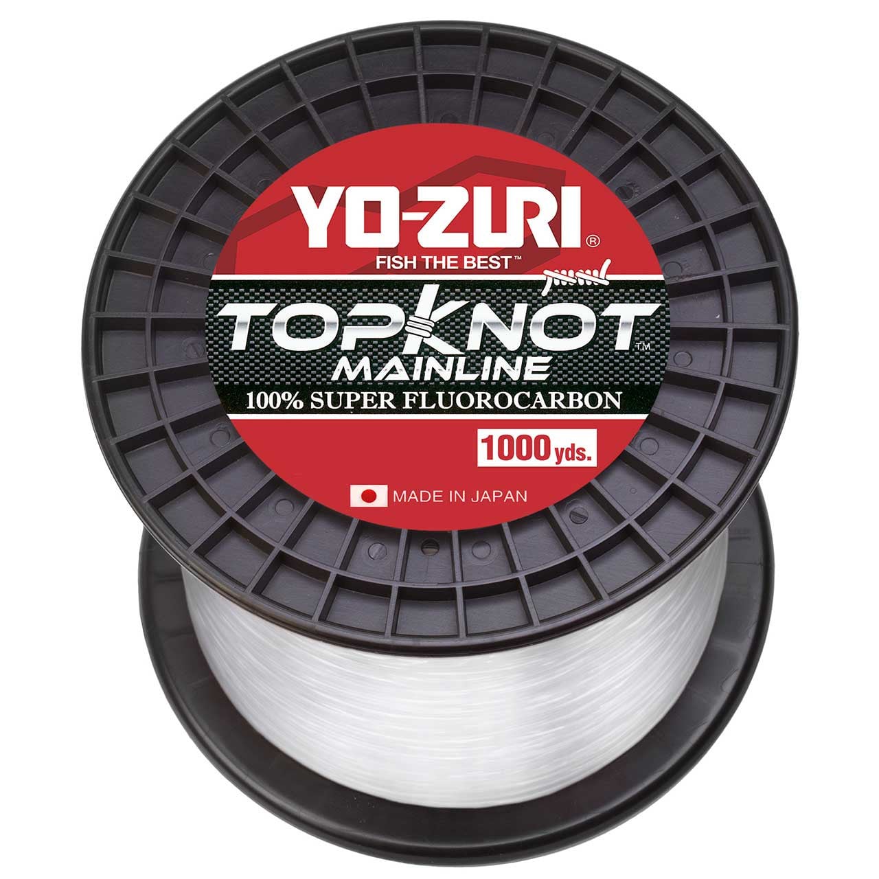 Yo-Zuri Topknot Mainline Fluorocarbon Line 1000 yard spool