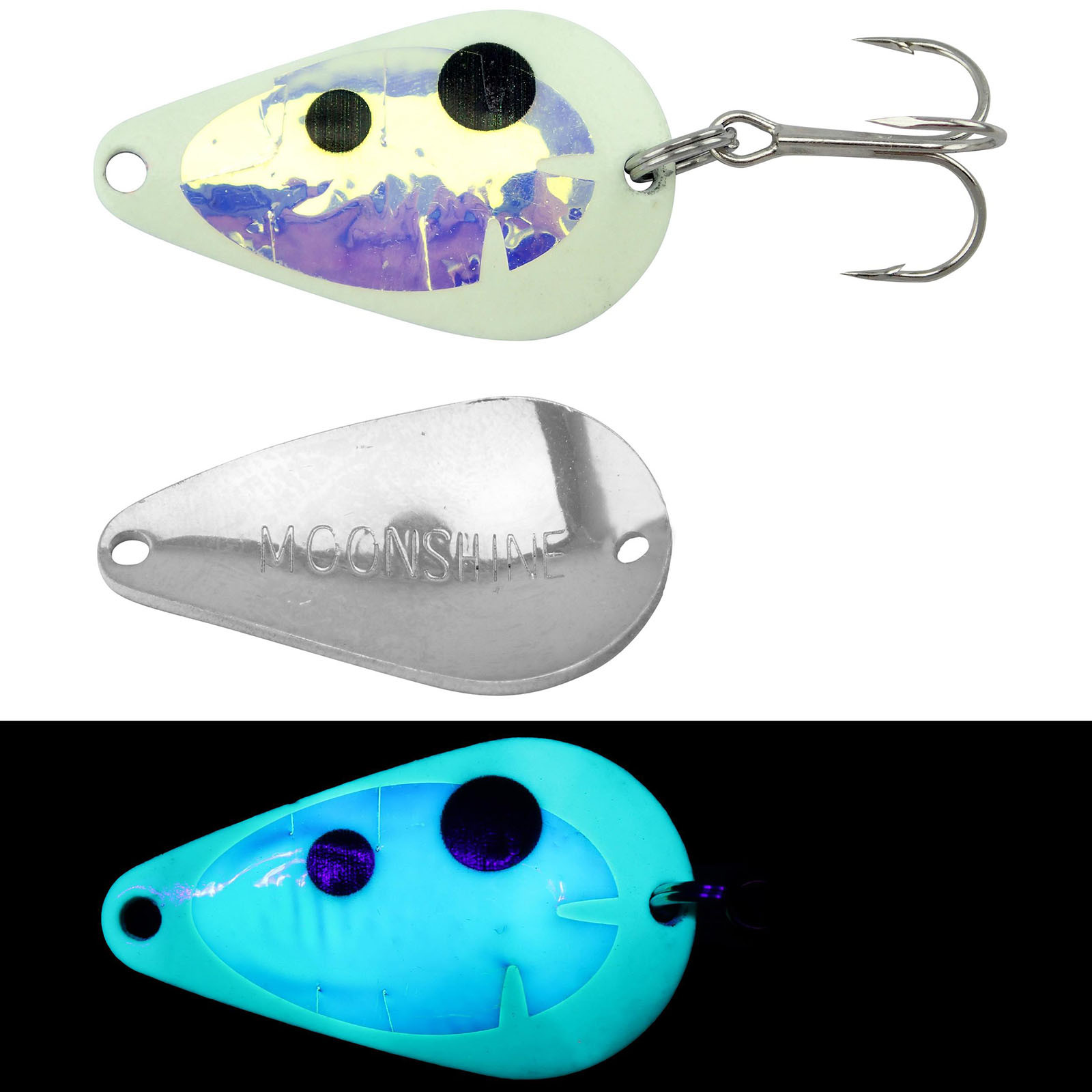 Moonshine RV Casting Spoon color Blue Jackal