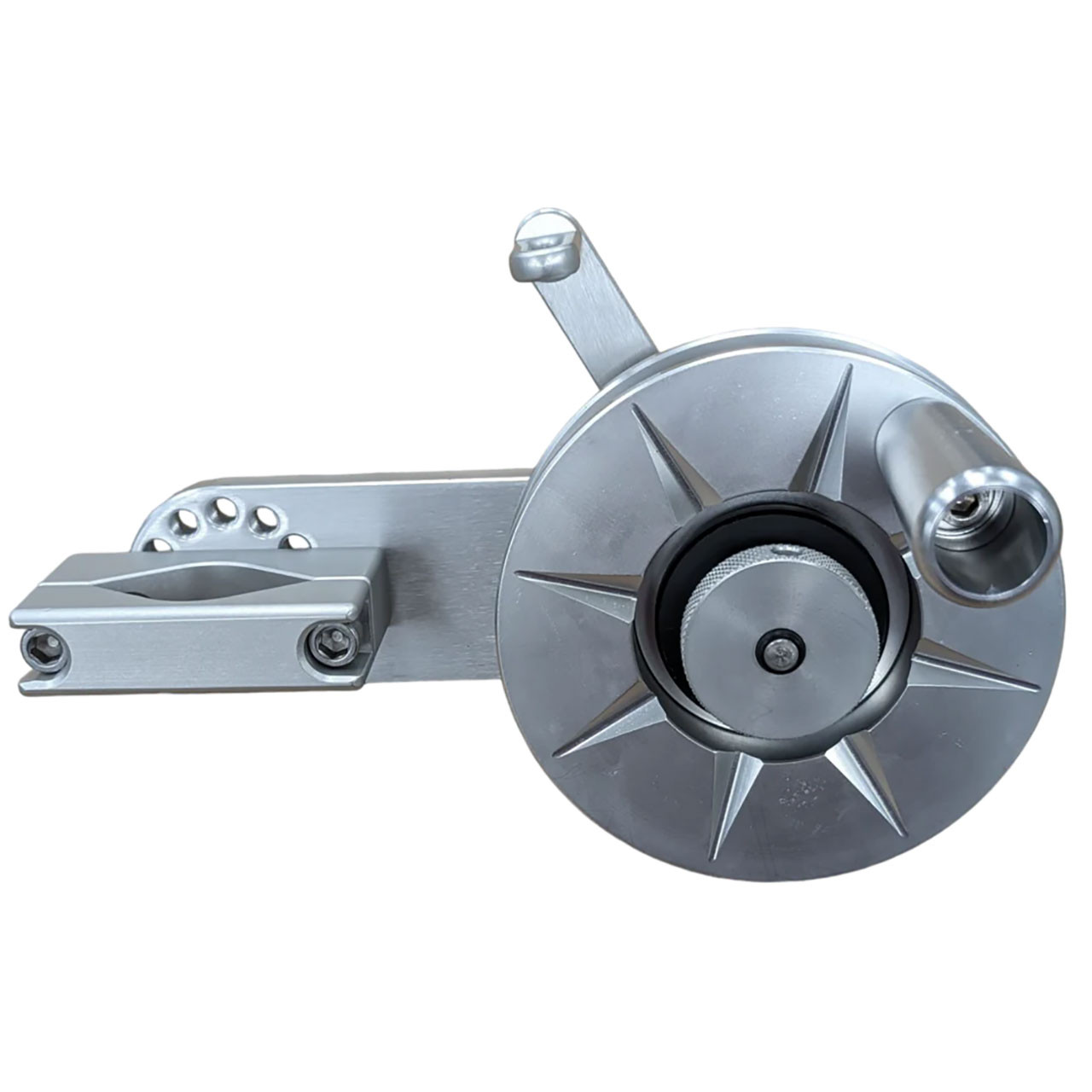 Cisco Single Planer Drive Reel with 1 1/2 - 3 inch Vee Clamps.