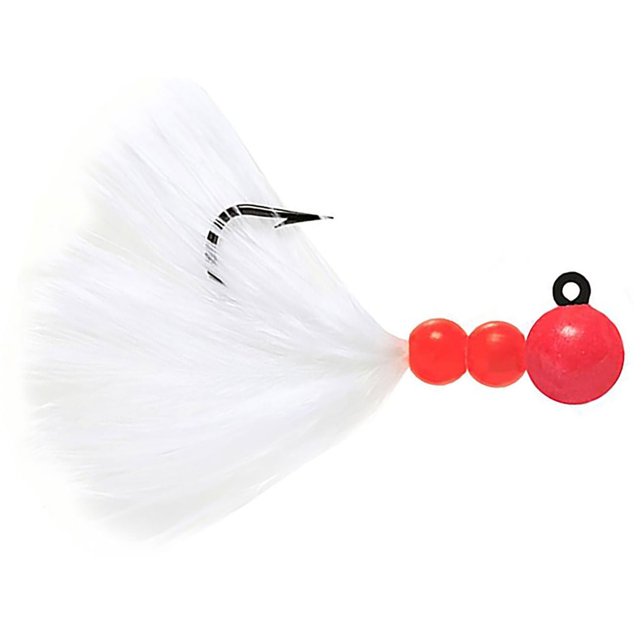 Hawken Beau-Mac Marabou Steelhead Jig color Cerise White