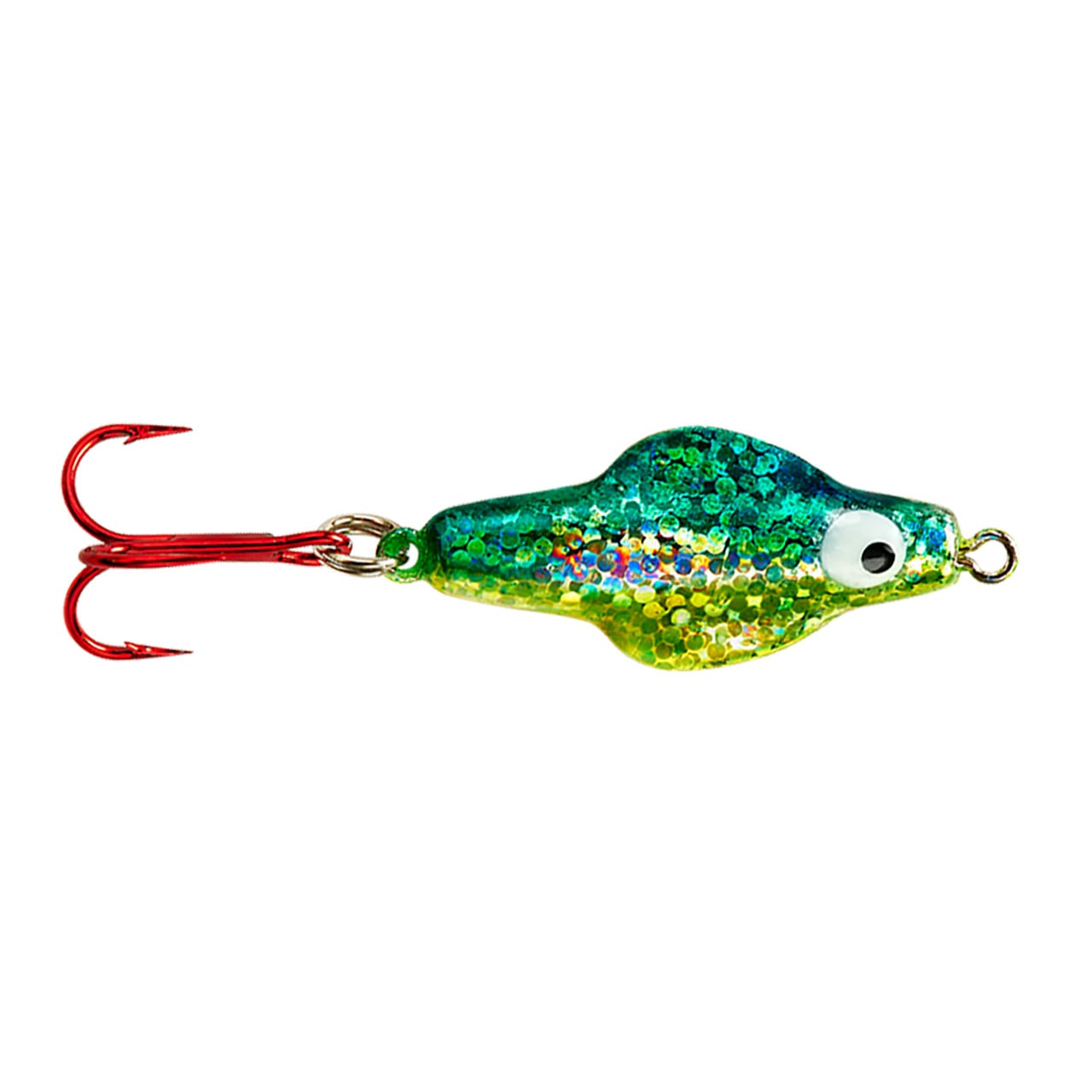 Lindy Rattl'n Flyer Jigging Spoon color Emerald Shiner