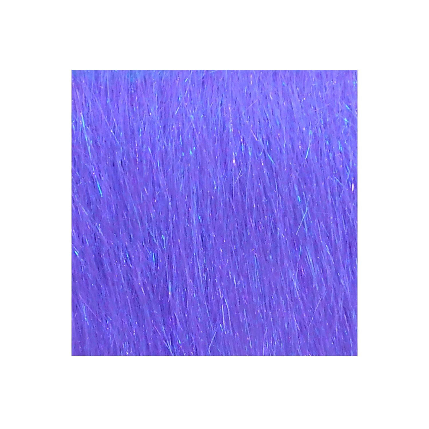 Hareline Dubbin Ice Dub Shimmer Fringe color UV Steelie Blue
