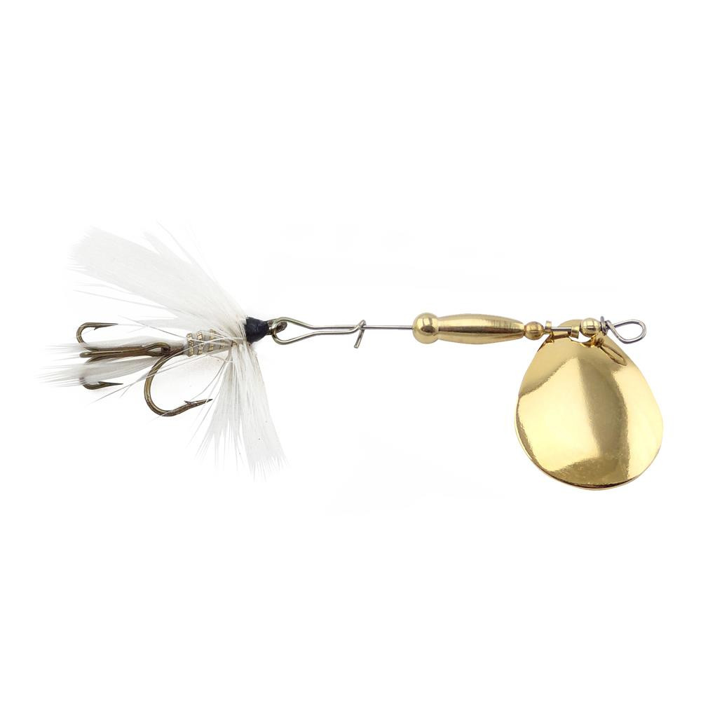 Joe's Flies Super Striker Elite Fly Spinner Lure color White Miller