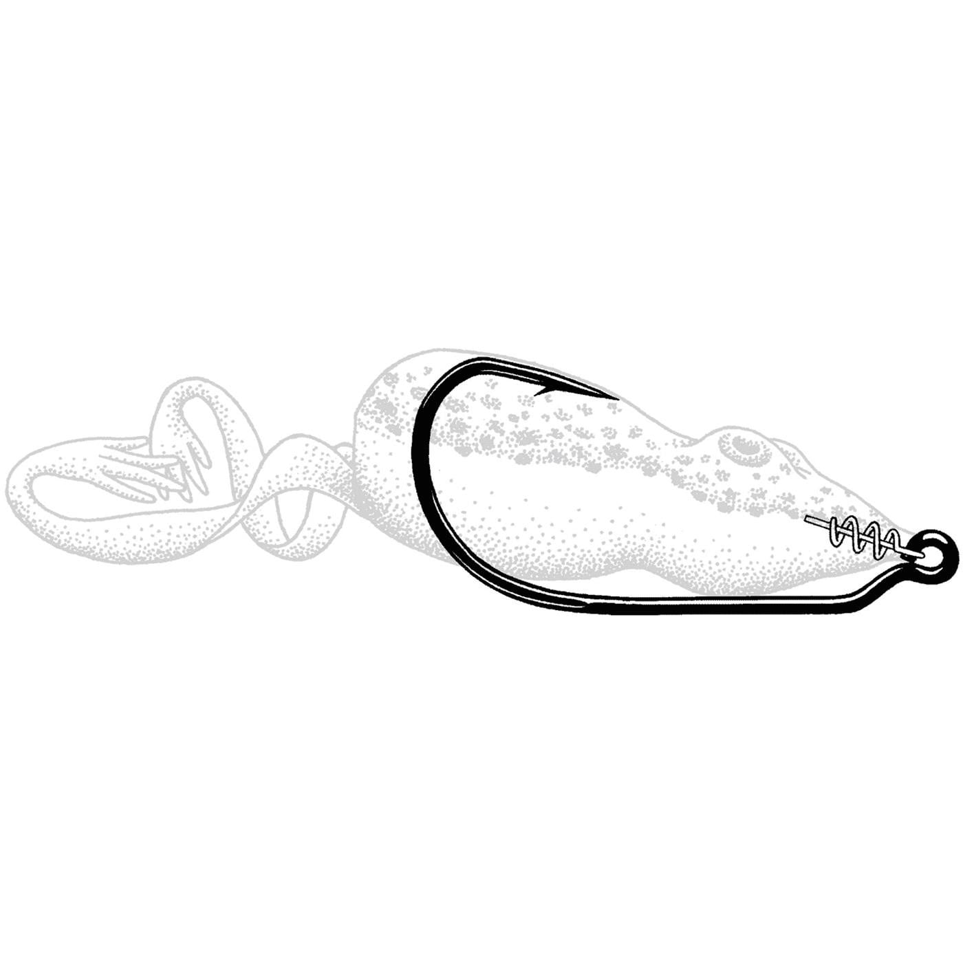 Owner TwistLock 3X Hooks in use, bait not included