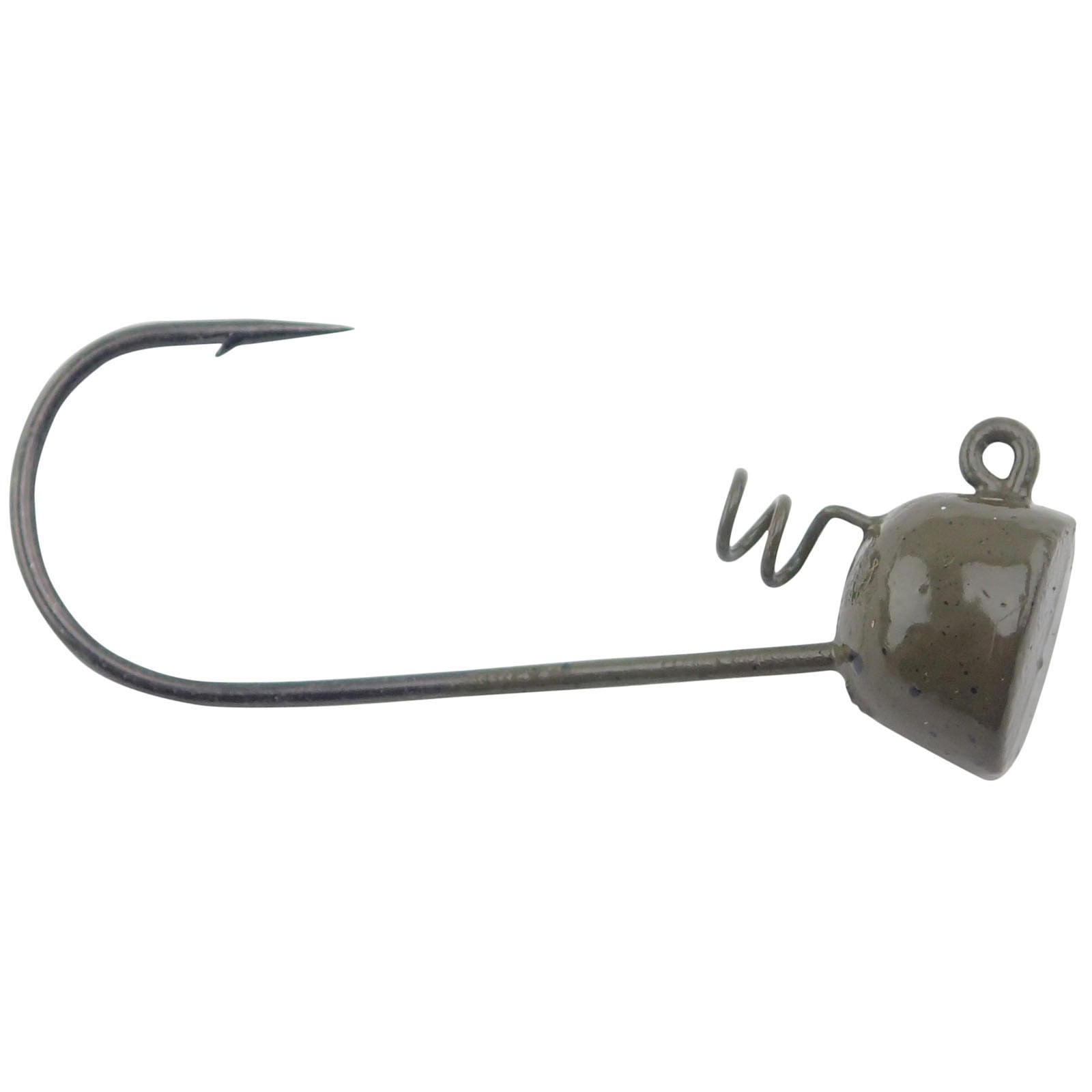 Buckeye Lures Spot Remover Pro Model Jig Heads color Green Pumpkin