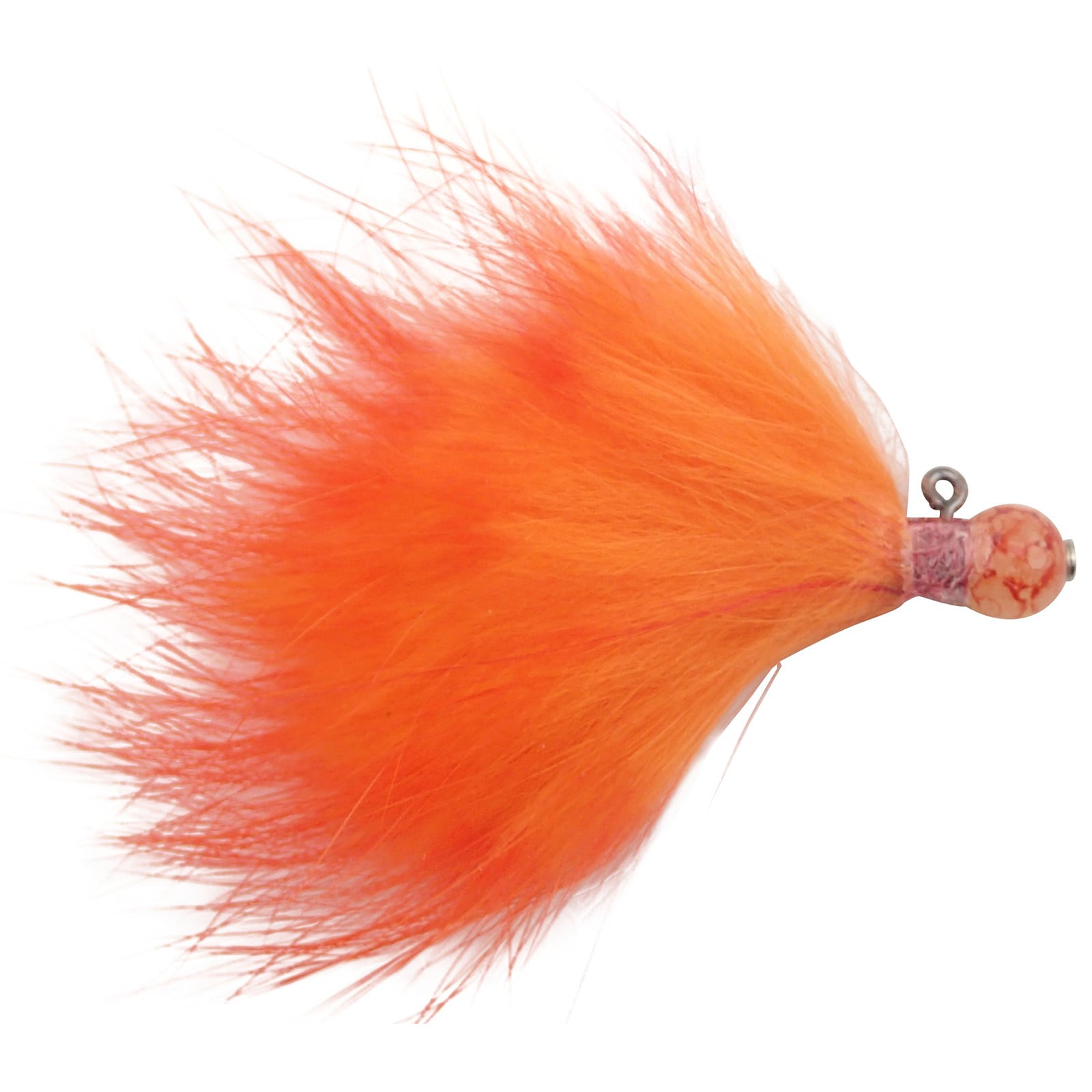 VooDoo Custom Tackle Candy Bead Jig color Blood Shot-Orange