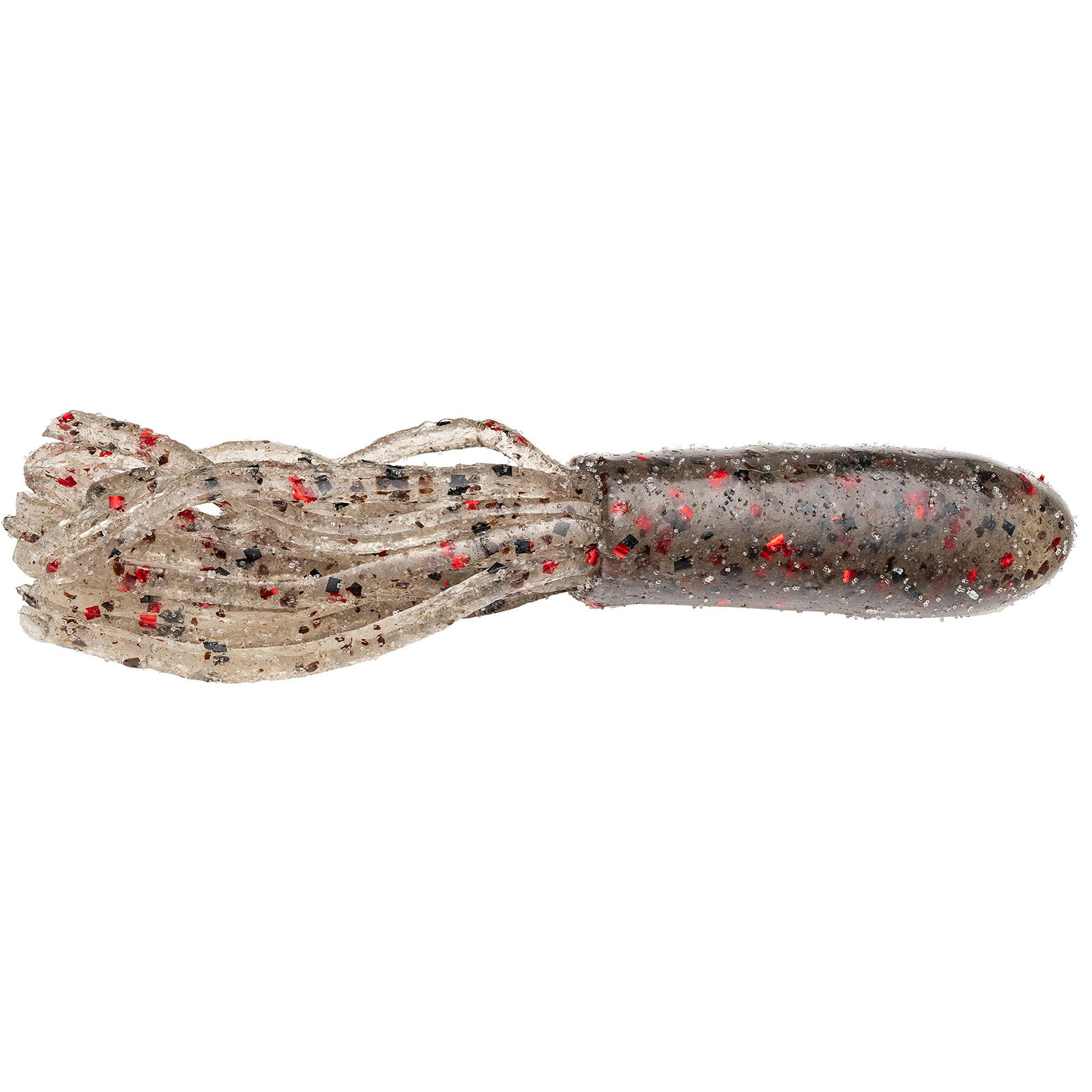 Strike King Coffee Fat Tubes color Smoke Red Black Flake