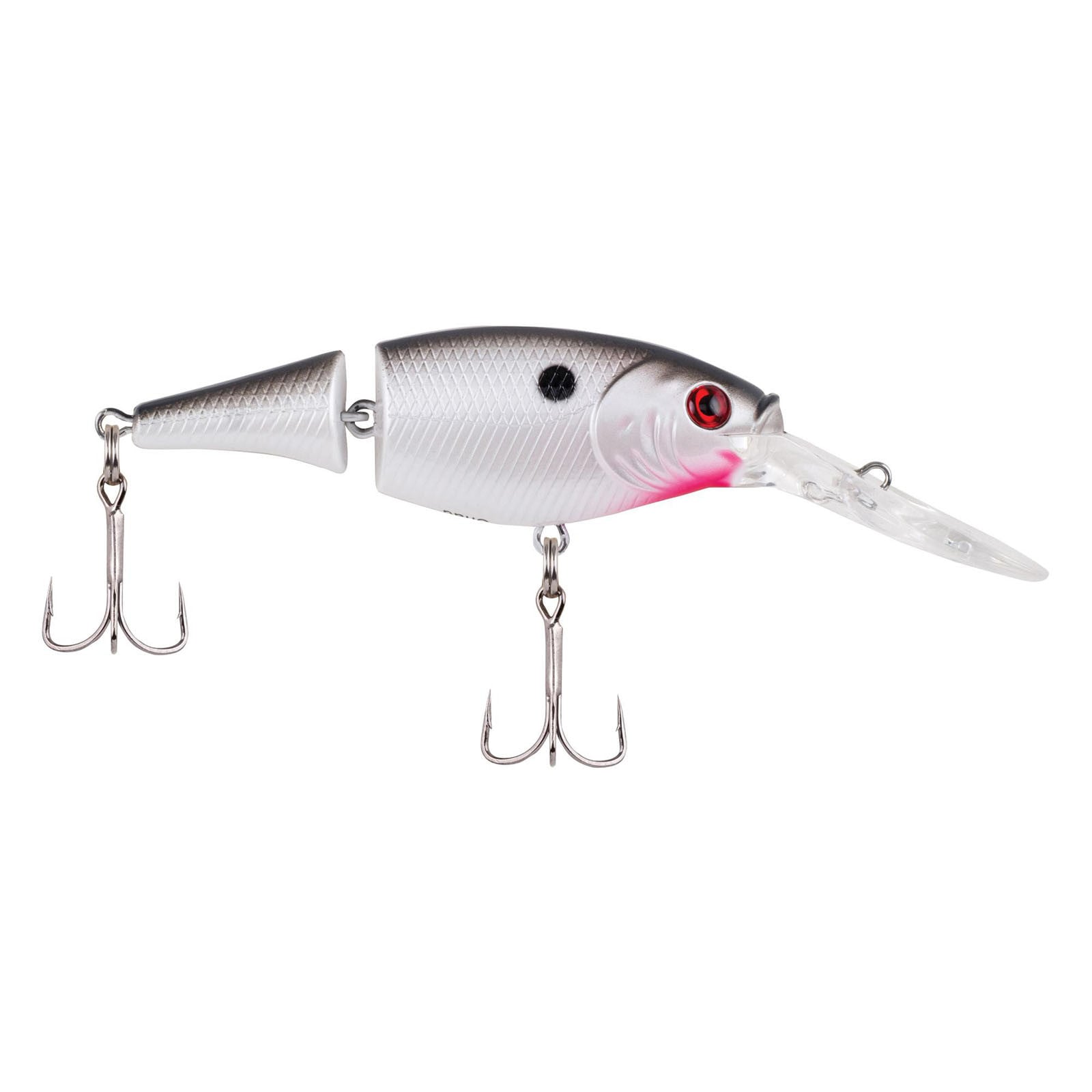 Berkley Flicker Shad Jointed Crankbait color Pearl White