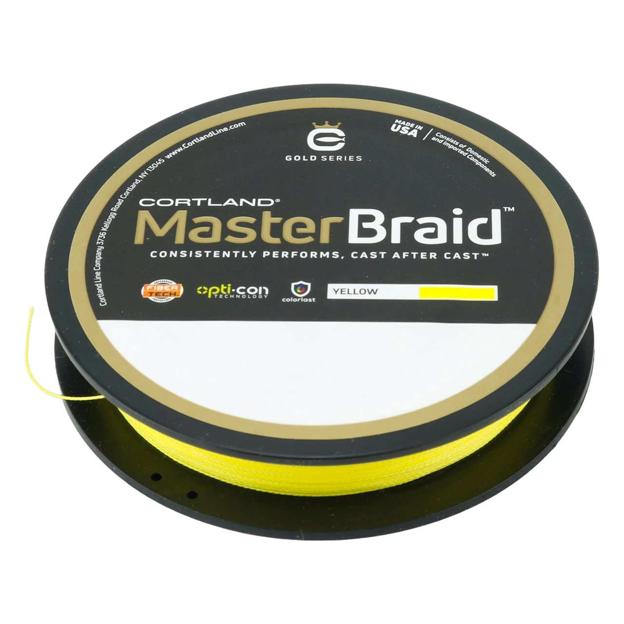 Cortland Master Braid Line Yellow