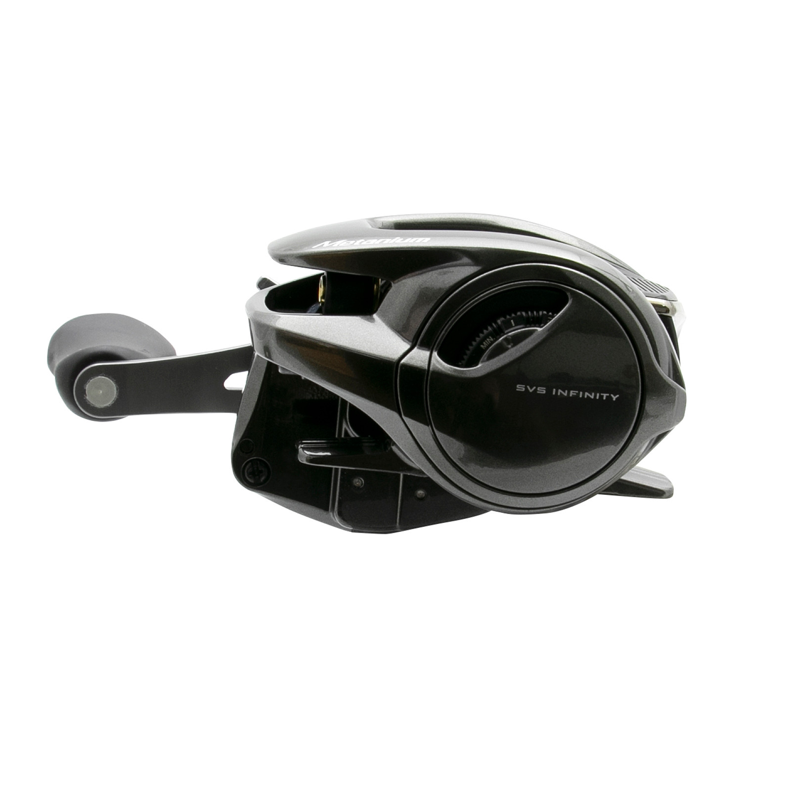 Shimano Metanium MGL B Casting Reel - Side View