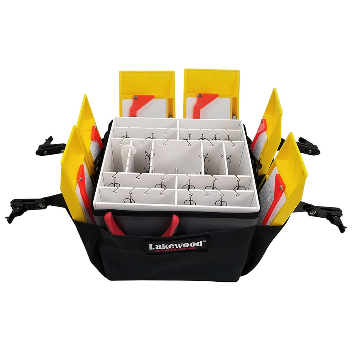 Lakewood Pedestal Organizer display view (display items not included)