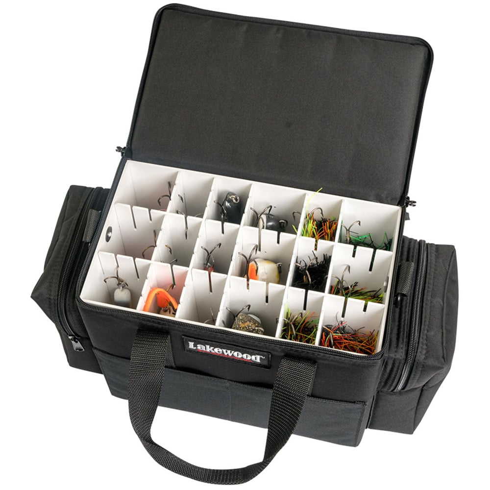 Lakewood Junior Tackle Box open top view (tackle not included)