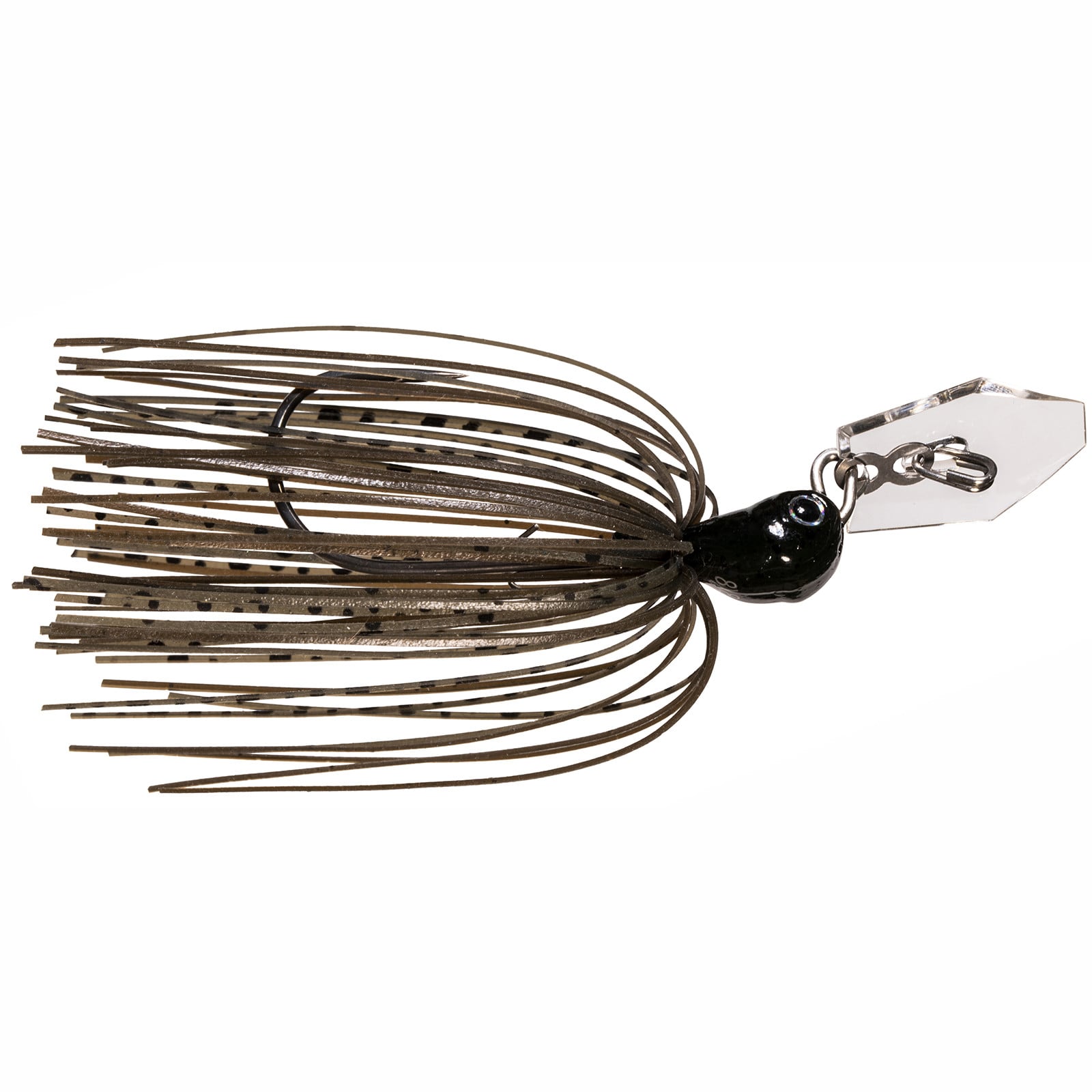 Z-Man ChatterBait JackHammer StealthBlade color Green Pumpkin