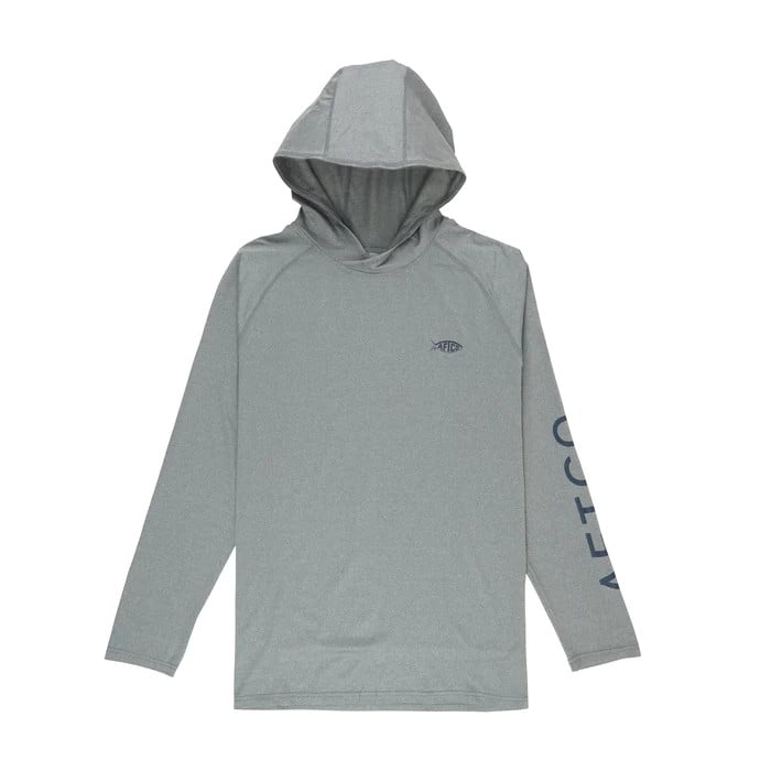 AFTCO Men's Samurai 2 Performance Hoodie color Steel Heather