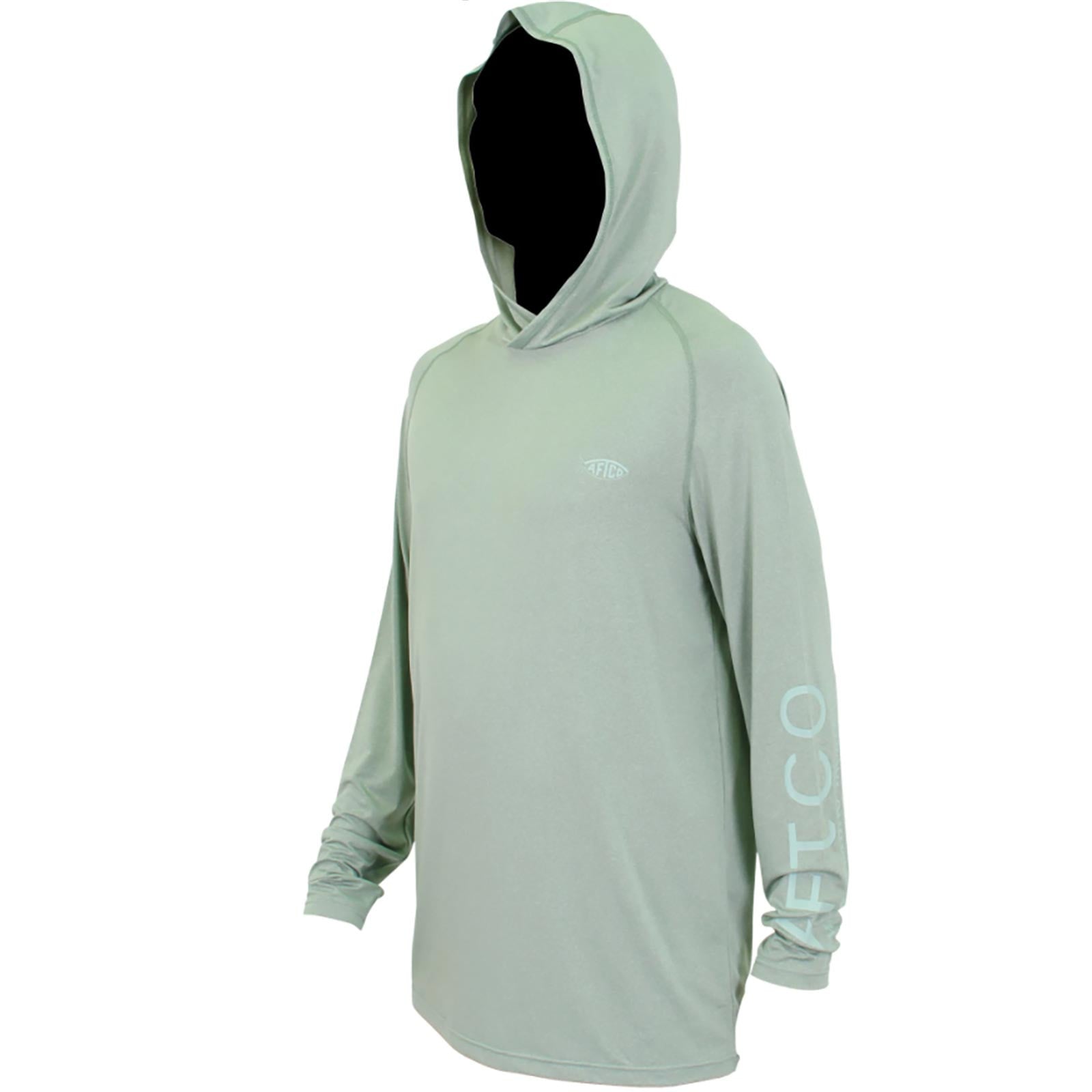AFTCO Men's Samurai 2 Performance Hoodie color Olive Heather
