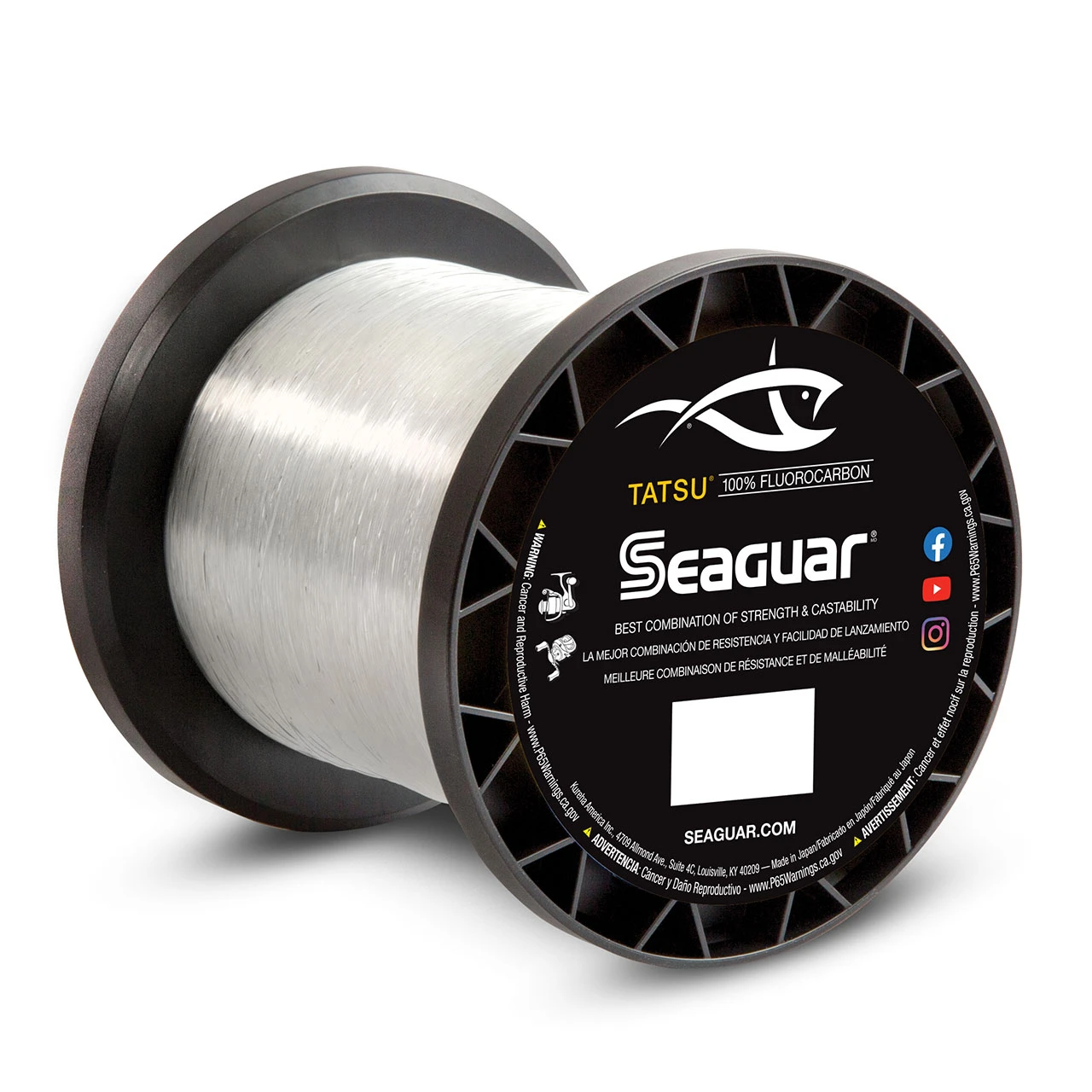 Seaguar Tatsu Fluorocarbon Line 1000 yard spool