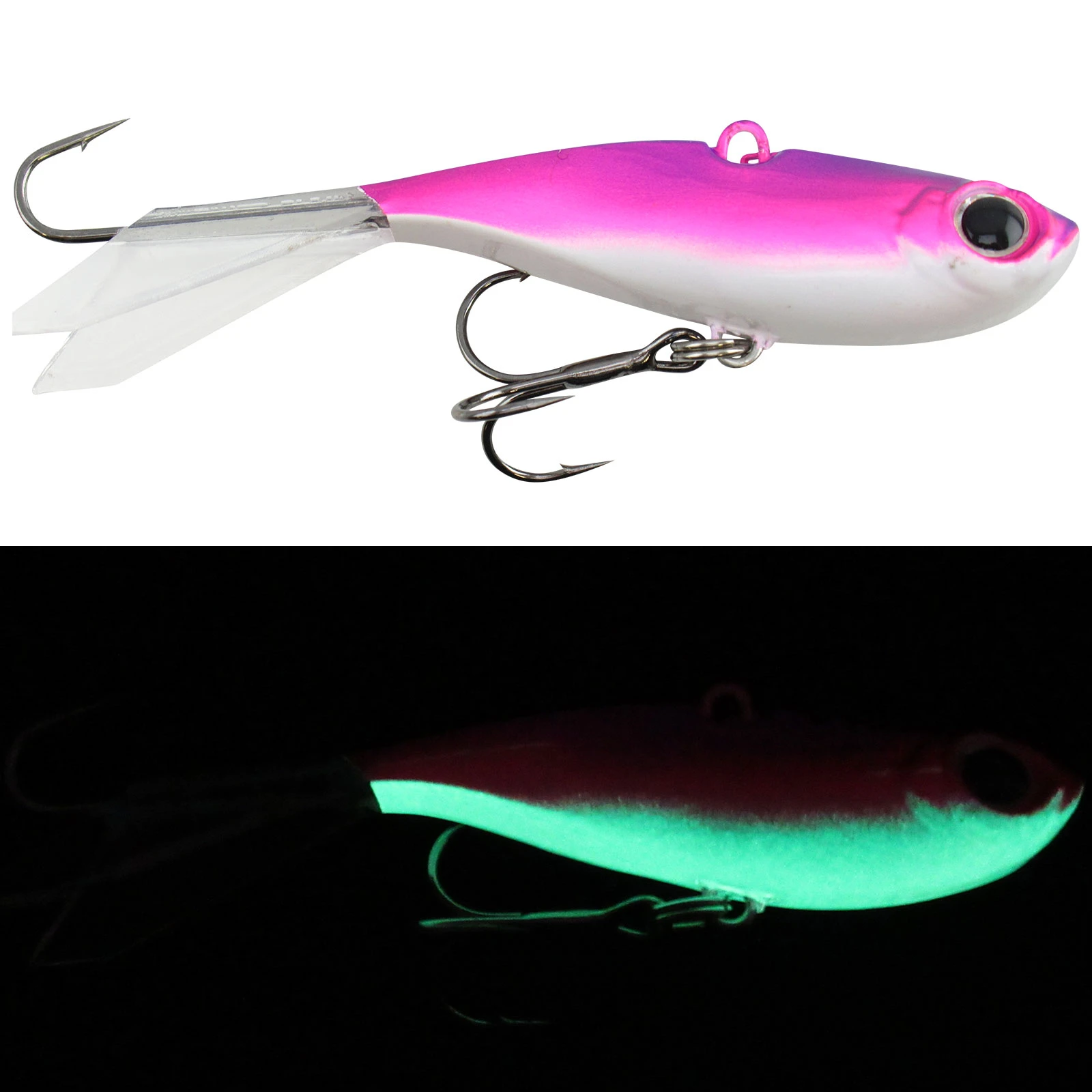 Walleye Nation Creations Rip-N-Glide Jigging Lure color Cotton Candy