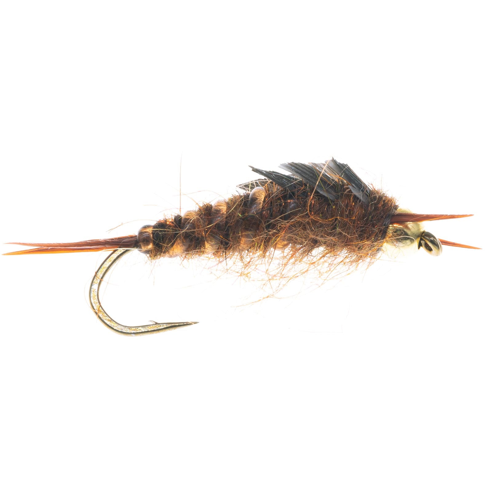 Bead Head Stonefly Nymph - 2 Pack color Brown