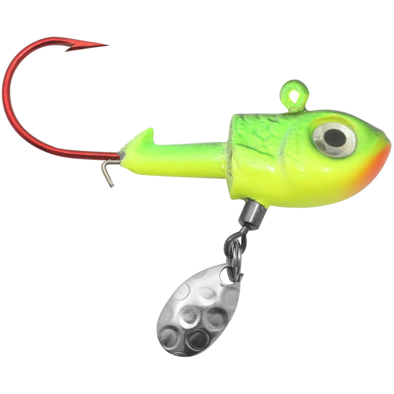 Northland Thumper Spin Jig Head color Firetiger