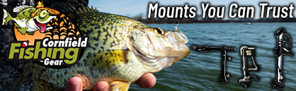 Cornfield Fishing Gear - Livescope Transducer Mounts and More 
