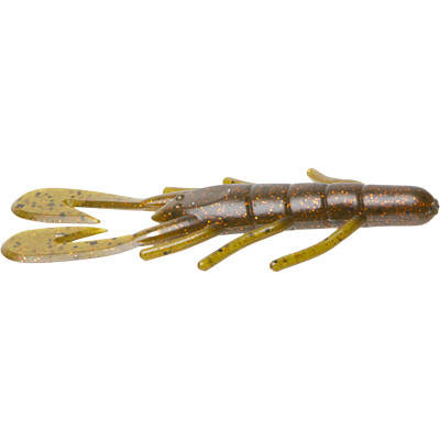 Zoom Baits 080272-SP Ultra-Vibe Speed Craw, 3 1/2, 12Pk, Green Pumpkin