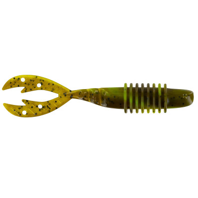 Big Bite Baits Kamikaze Swimon Green Pumpkin-Chartreuse Swirl