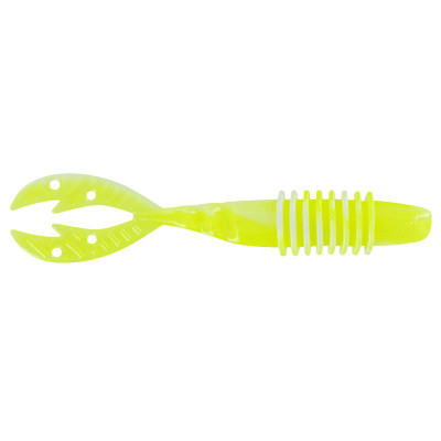 Big Bite Baits Kamikaze Swimon Chartreuse White Swirl