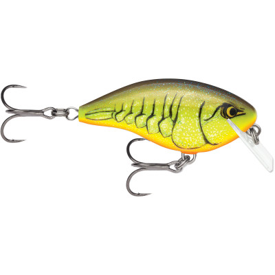 Rapala Ott's Garage OG Rocco 5 Crankbait Chartreuse Rootbeer Crawdad